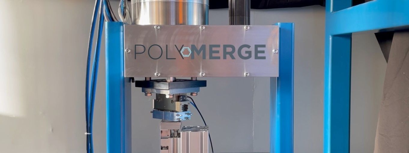 PolyMerge, machine building for plastic welding, PPA material, infraredwelding, welding process, circular friction welding, electronic, CircleMerge, circular welding, ThermMerge,